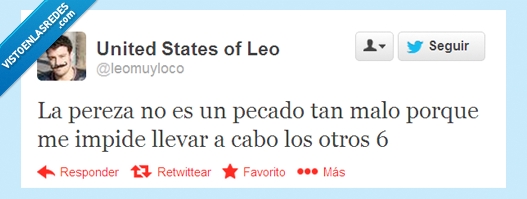vago,seis,otros,twitter,6,pereza,pecado