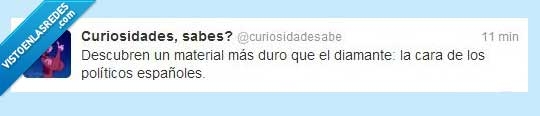 cara,dura,políticos,españoles,corruptos,diamante,material,duro