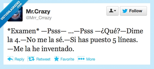 respuesta,resultado,inventada,copiar,pregunta,Examen