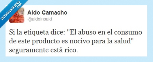 malo,etiqueta,nocivo,salud,rico