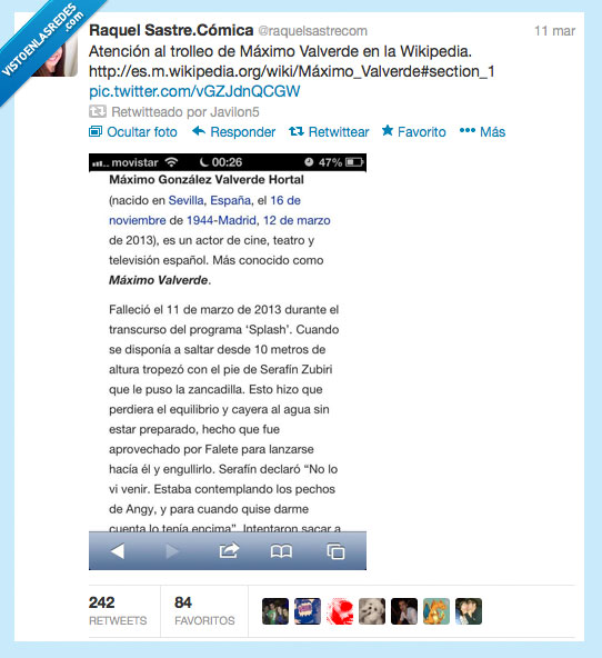wikipedia,maximo valverde,splash