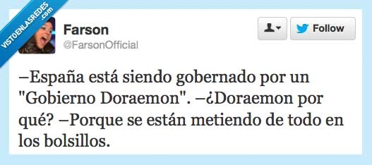 bolsillo,doraemon,gobierno,España