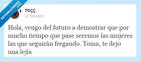 machismo,fregando,futuro,mujer,lejía,Neutrex
