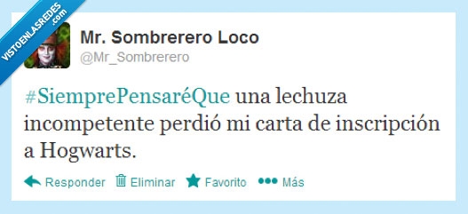 incompetente,Lechuza,ciega,Quiero mi carta,Hogwarts,carta,inscripcion,harry potter