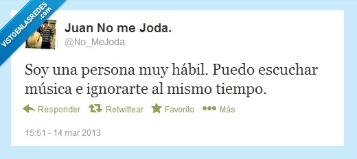 Ignorar,Música,Escuchar,Hábil,Twitter,cosas,vez