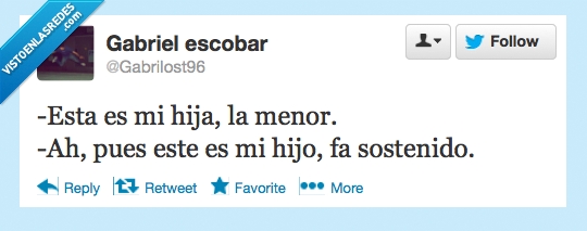 hija,la,hijo,fa,sostenido,menor,pequeña