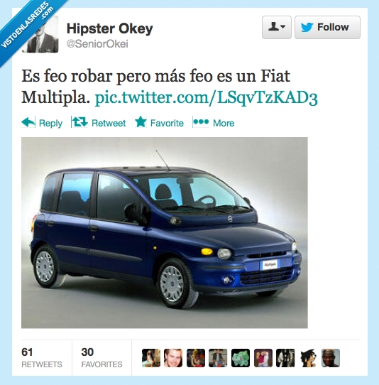 Cosas,feas,fiat,multipla,robar