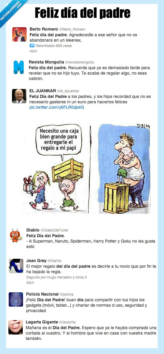 hashtag,tweet,día del padre,padre,darth vader