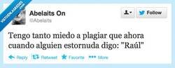 Enlace a ¡Eso es plagiado! por @abelaits