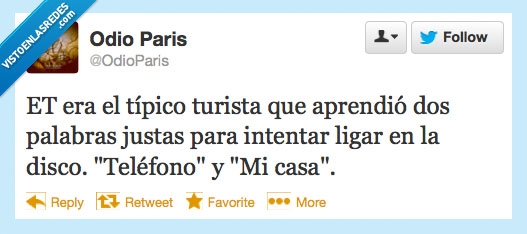 et,extraterrestre,turista,ligar