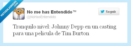 Tranquilo,deep,tim burton,johnny,fijo,papel,casting,prueba