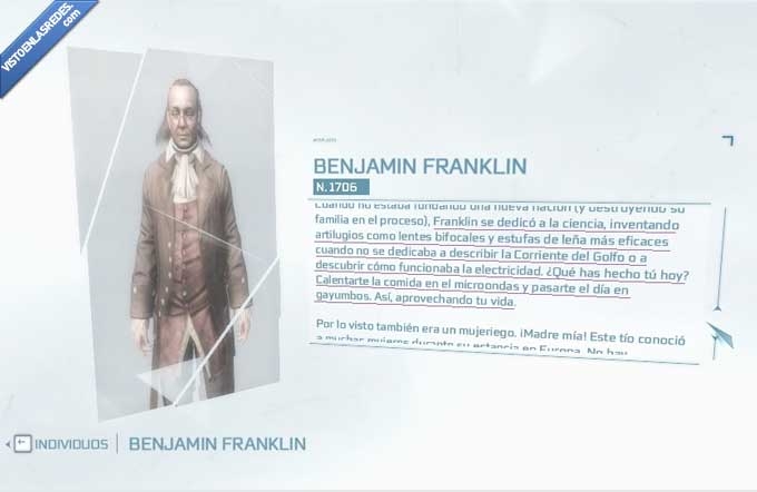 benjamin,franklin,troll,juego,assassins creed