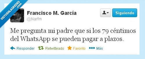 WhatsApp,pagos,plazos,madre,centimos,pagar