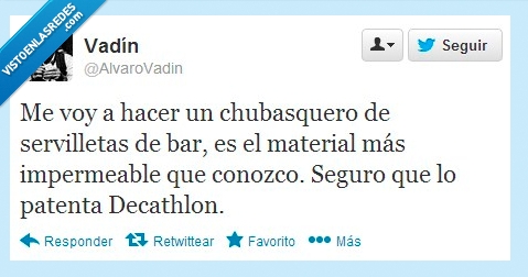 Decathlon,Impermeable,Bar,Servilletas,Chubasquero