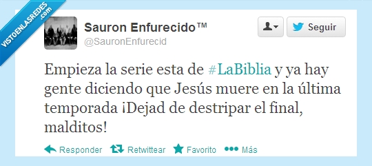 La Biblia,Spoiler,protagonista,jesus,muere,final