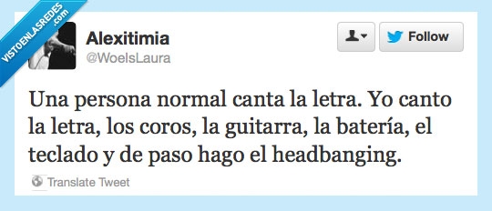 gente,normal,gente normal,yo,versus,cantar,letras,coros,guitarra,headbanging,batería