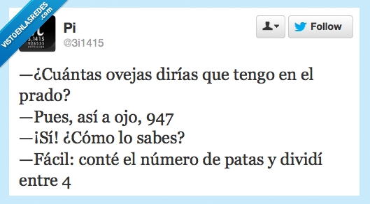 ovejas,contar,pi,dividir,patas