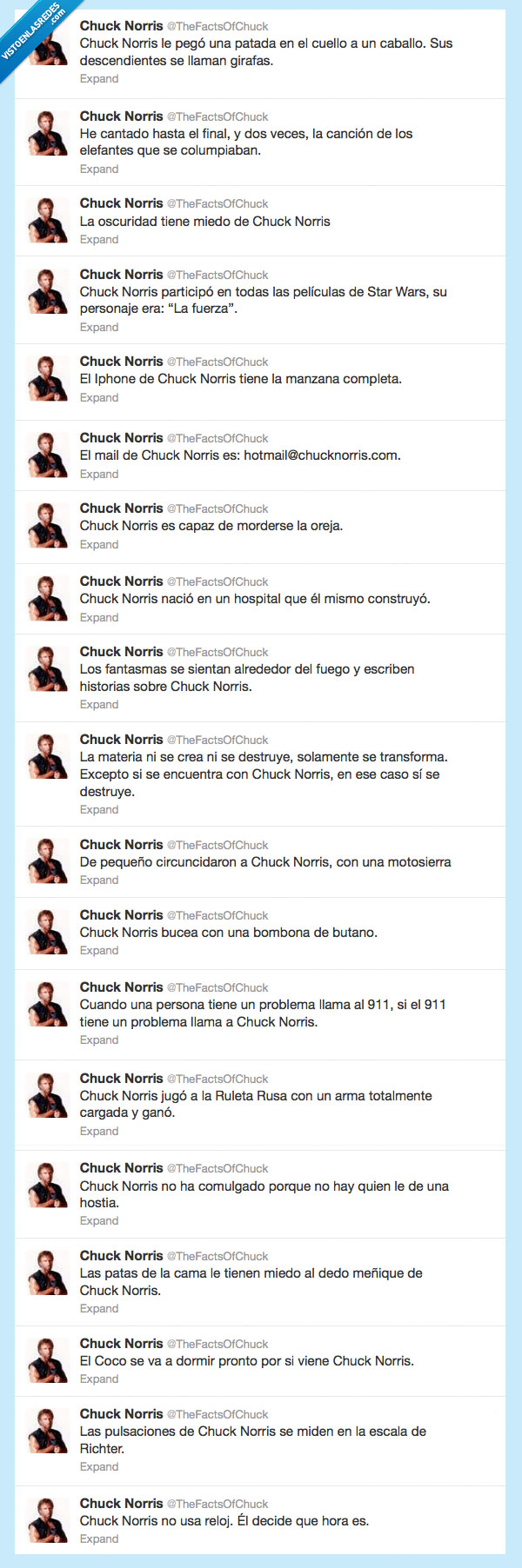 coco,miedo,fact,chuck norris,hora,tiempo
