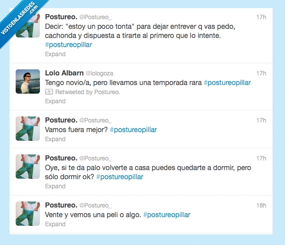 postureo,pillar,peli,casa,dormir,indirecta