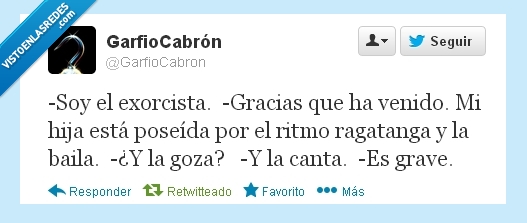 baila,aserejé,el exorcista,ritmo,ragatanga,goza