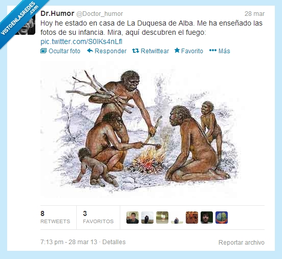 fotos,fuego,Duquesa de Alba,casa,infancia,prehistorico,rupestre,atapuerca