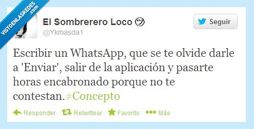 whatsapp,enviar,encabronarse,no,contestar,horas,dar