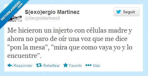 células madre,pon la mesa,madre,como vaya yo