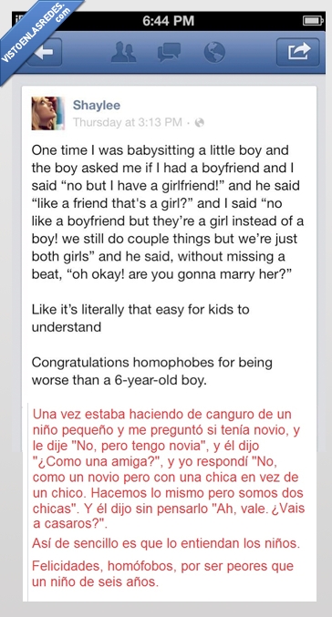 casar,niño,estados,matrimonio,homosexual,homofobia,facebook