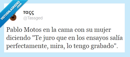 perfectamente,grabado,ensayo,cama,Motos,Pablo