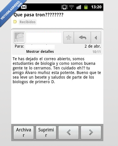 email,biologia,1ºD,UCM,troll,dejar,abierto