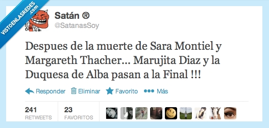 duquesa de alba,marujita,tatcher,montiel,muerte,final