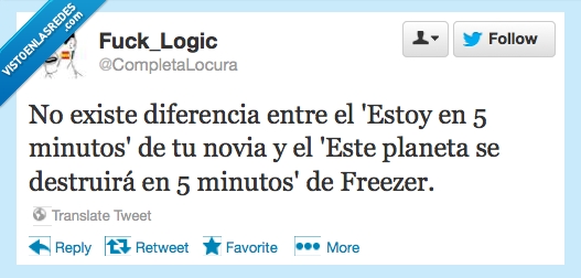 tiempo,novia,freezer,5 minutos,planeta