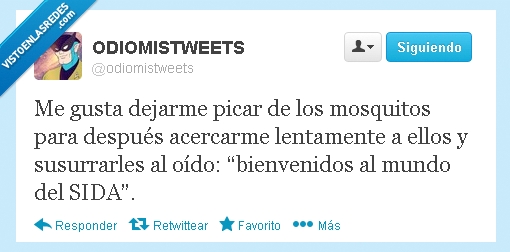 mosquitos,picar,sida,bienvenido