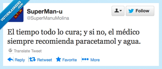 paracetamol,agua,doctor,médico,tiempo,curar