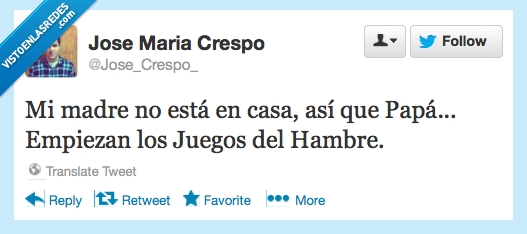 Padre,madre,casa,comida,juegos del hambre,pelea