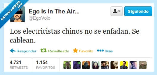 Chinos,Electricistas,Cablean,L por R