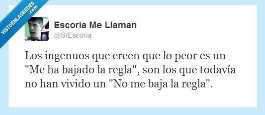 bajar,regla,menstruación,ingenuo