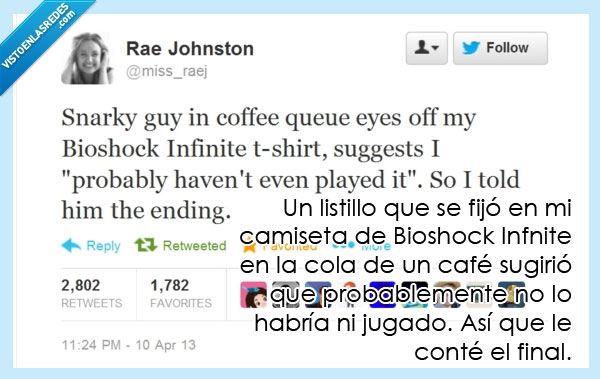 bioshock,vacilar,final,chica gamer,juego,hipsters