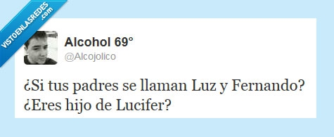nombres,padres,Hijo,luz,fernando,lucifer