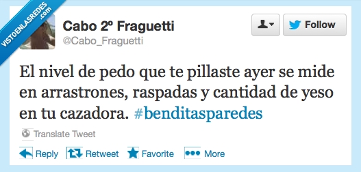 pedo,beber,borracho,arañazo,raspa,yeso,cazadora,chaqueta