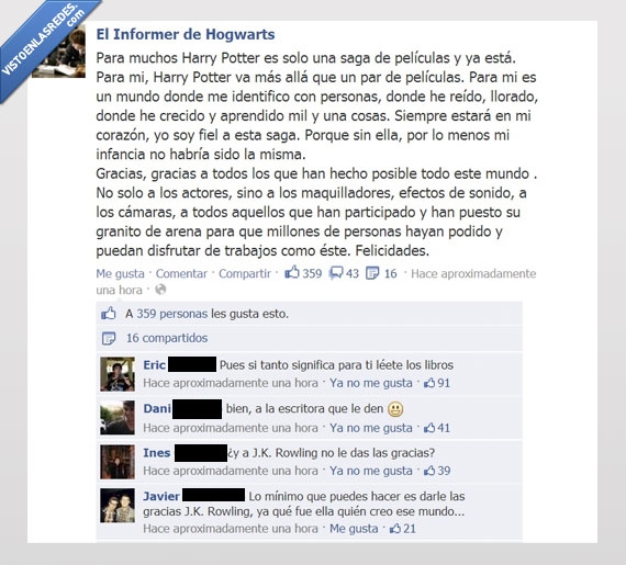 libros,J.K.Rowling,películas,informer de hogwarts,Harry Potter