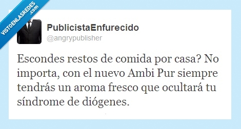 anuncio,ambi pur,restos de comida,muebles,olor,fresco,aroma,casa