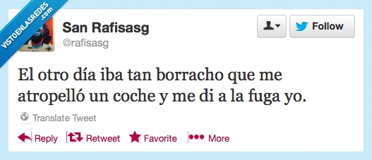 borracho,iba,atropello,coche,darse,fuga