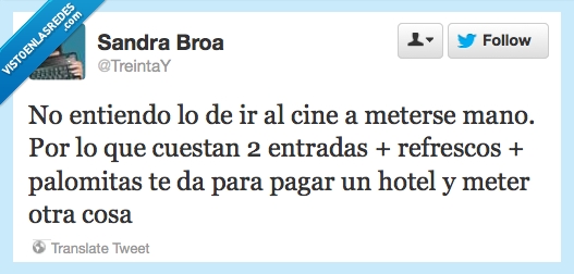 cine,dinero,caro,precio,hostal,meter mano,hotel