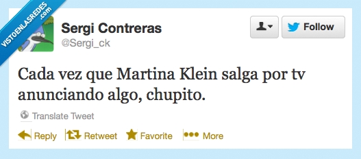 chupito,anuncios,Martina Klein,televisión