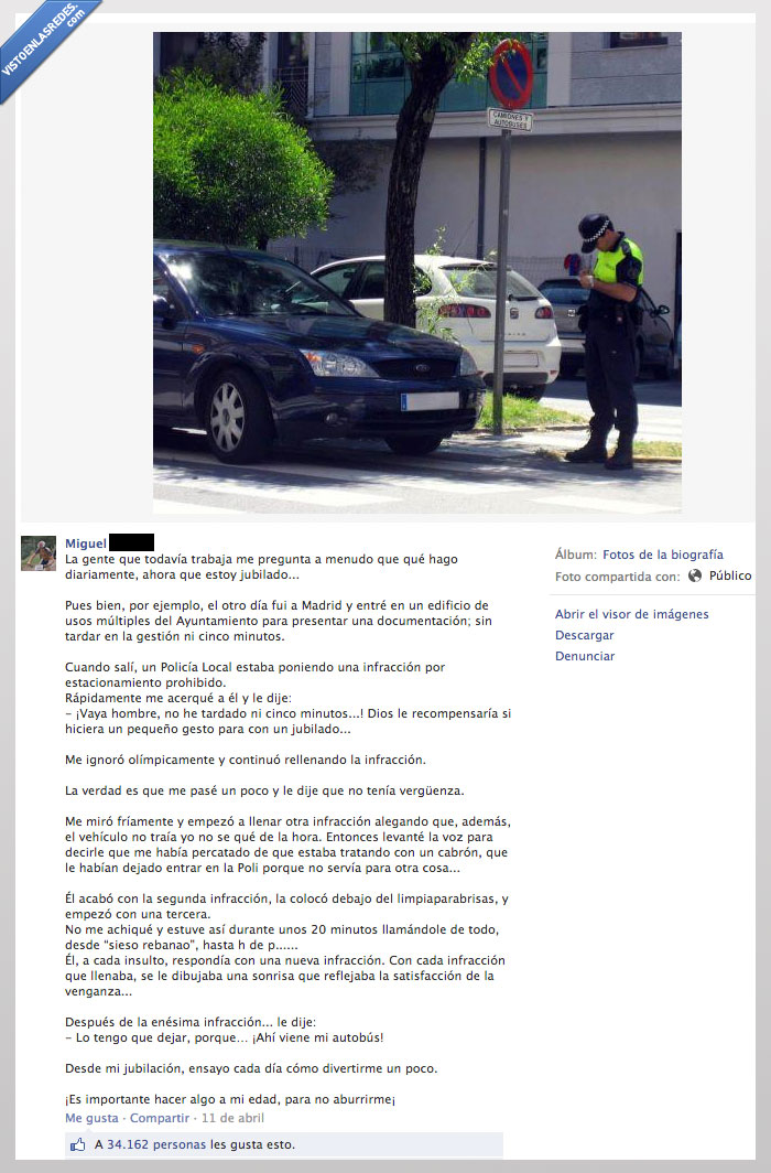 troll,jubilado,multa,policia,trolear,abuelo