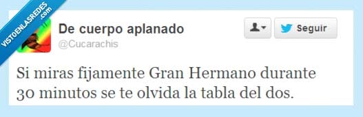 tabla del 2,matemáticas,Gran Hermano,GH