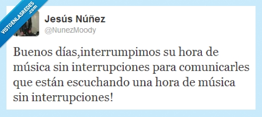 avisar,interrumpir,radio,interrupciones,sin,música