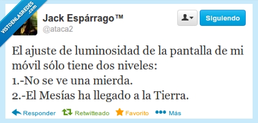 Móviles,Smartphones,Luminosidad,Pantalla,Mesías,No se ve,ajuste,luz,brillo