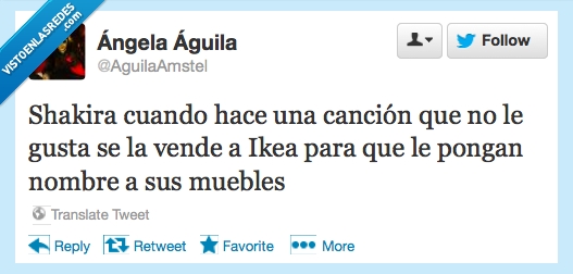 shakira,mueble,ikea,letra,cancion